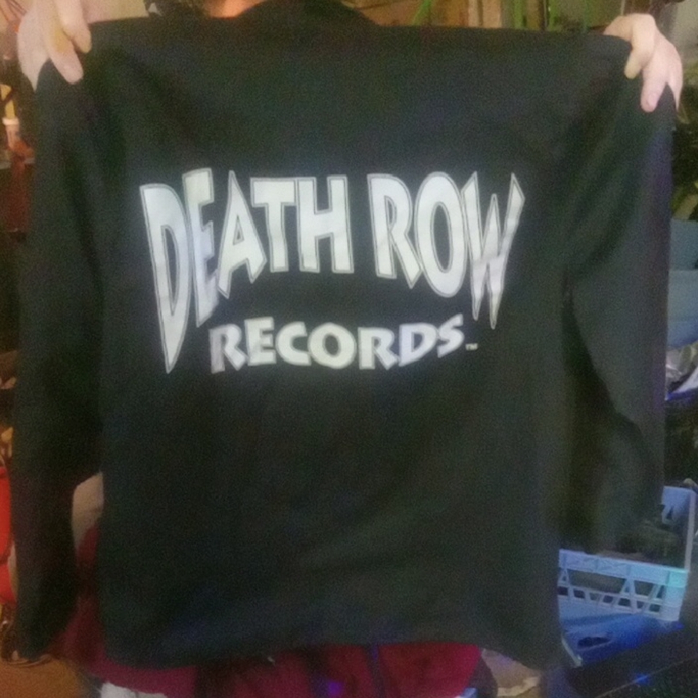 Death row records Tupac jacket and hood combination